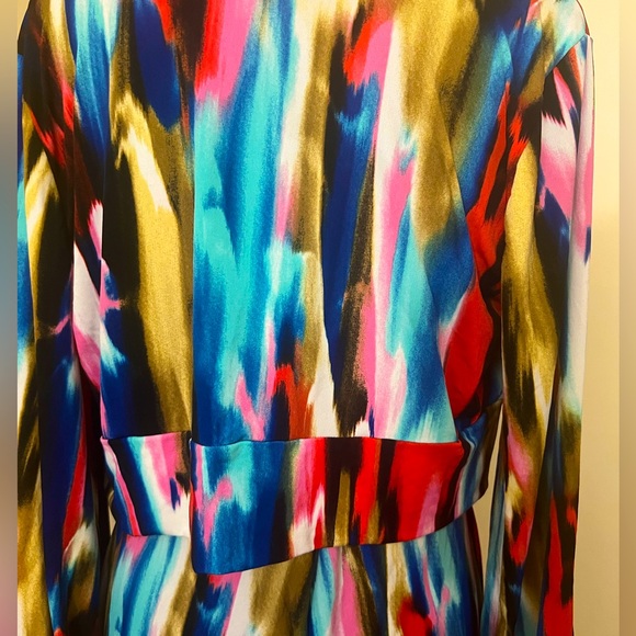 Plus-size Tie dye/watercolor 2pc set. - Picture 3 of 6